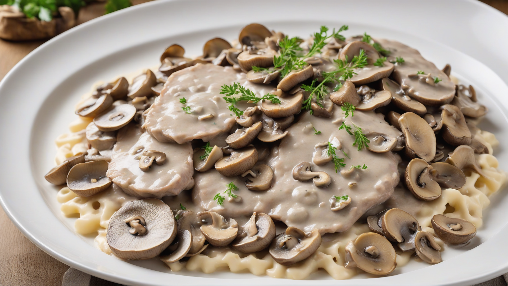 scaloppine a i funghi